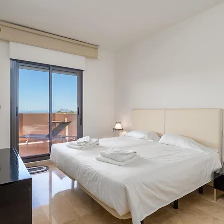 2055-superb 2bedrooms Apt, Gibraltar And Sea View Apartment Manilva